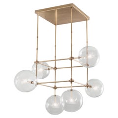 Soap 6 DT Brass Chandelier by Schwung