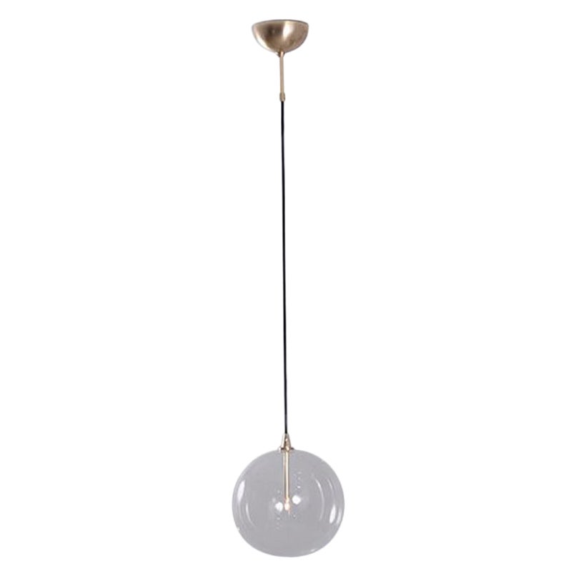 Glass Globe 30 Pendant Light by Schwung For Sale