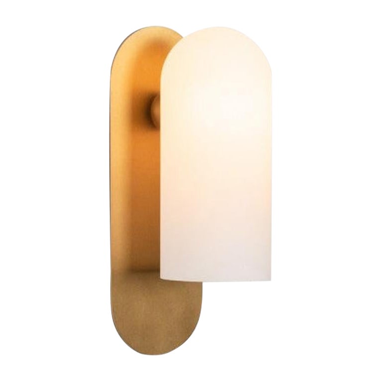 Odyssey Md Brass Wall Sconce by Schwung For Sale