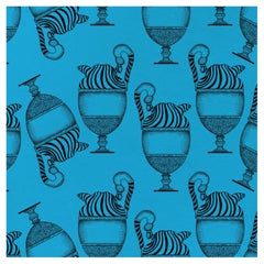 Papel Pintado Fontana Azzurro Acquamarina - Colección Essenziali