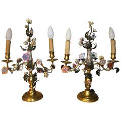 Pair of 19th Century French Candelabras