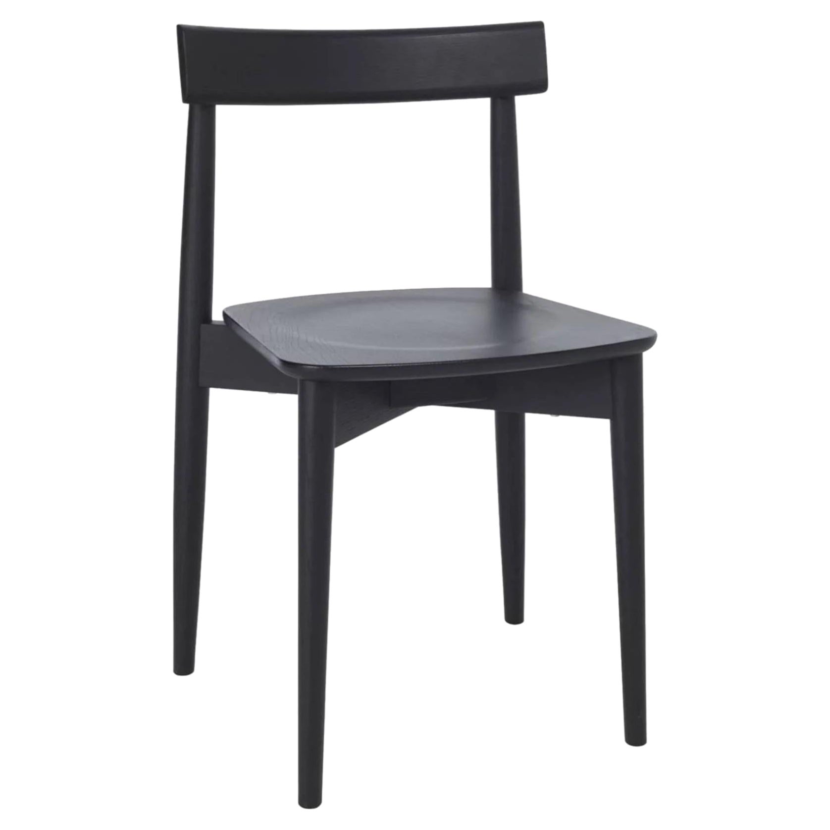 Customizable L.Ercolani Lara Black Chair Designed by Dylan Freeth in Stock For Sale