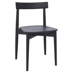 Customizable L.Ercolani Lara Black Chair Designed by Dylan Freeth in STOCK