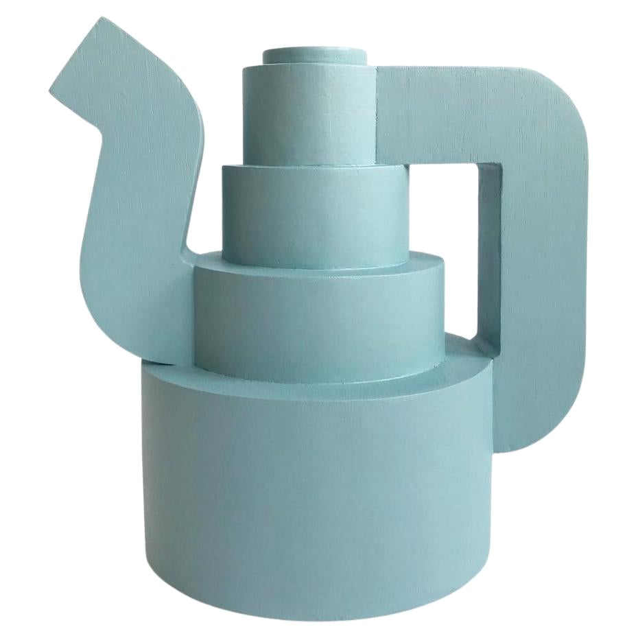 Skyblue Plakkenpot H Coffee Pot by Hanna Kooistra