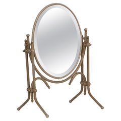 French Vintage Tabletop Vanity Mirror