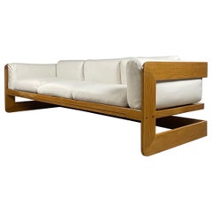 Giuseppe Raimondi: Eichenholz-Sofa, 1970er Jahre