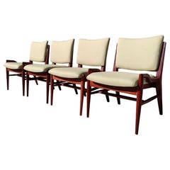 Retro Mid-Century Modern Mahogony Chairs by Brown Saltman