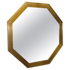 Mastercraft Brass Octagonal Mirror