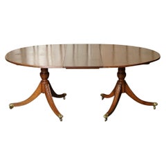 Beautiful Regency Style Bradley Hardwood Extending Dining Table