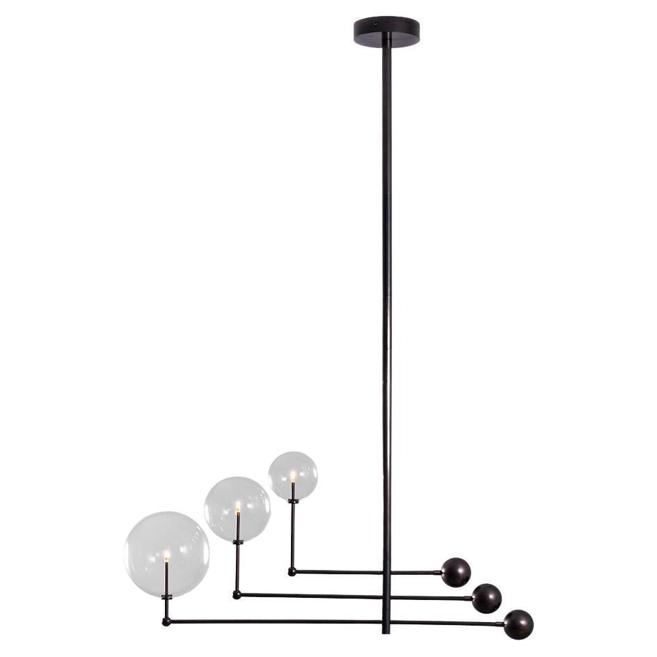 Lampadario Universe Black Gunmetal di Schwung