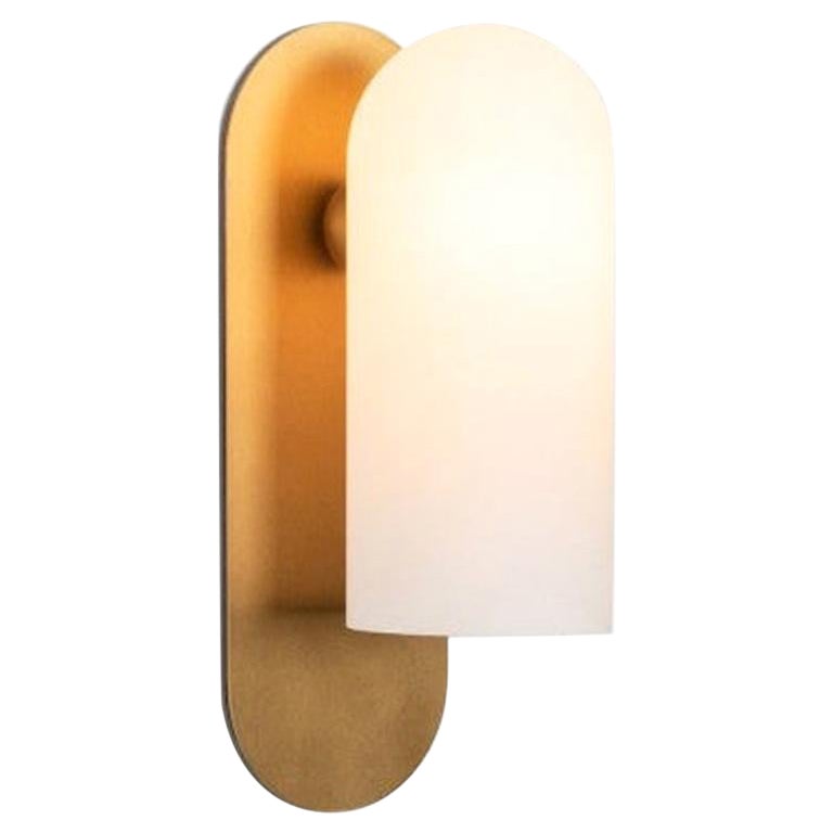 Odyssey MD Brass Wall Sconce by Schwung For Sale
