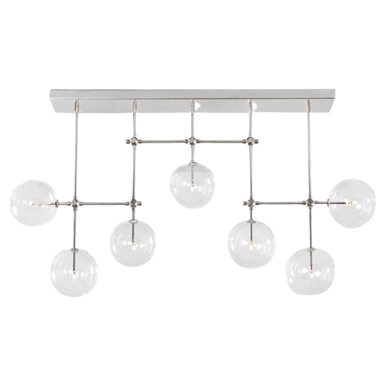 Soap B7 MD Polished Nickel Chandelier by Schwung For Sale