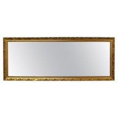 Antique Gilt Frame Long Wall Mirror This is a Charming and Elegant Piece