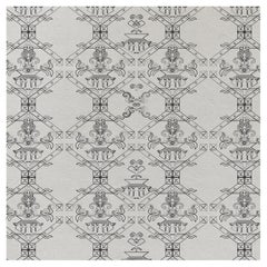 Ricamo Ecru Cotone Wallpaper - Essenziali collection