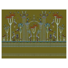 Via Salvestrina 12 Verde Oliva Wallpaper, Collection Visioni