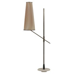 Außergewöhnliche, elegante und verstellbare Mid-Century-Modern-Stehlampe, 1950er Jahre