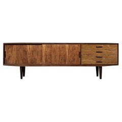 Vintage Mid-Century Danish Modern Mahogany Sideboard with Drawers, 1970s