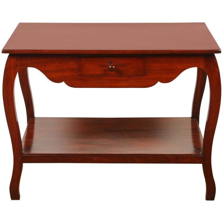French Colonial Vietnamese Rosewood Side Table For Sale at 1stDibs
