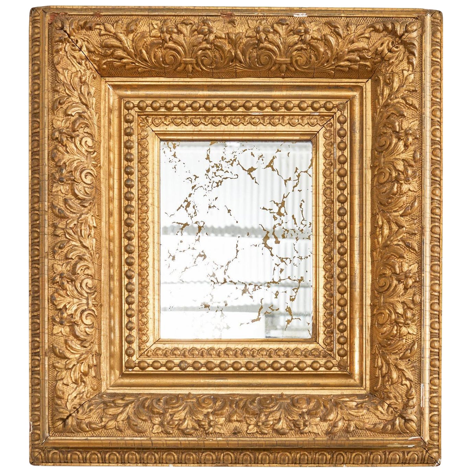 19th Century Italian Baroque Style Carved Giltwood Wall Mirror For Sale at  1stDibs