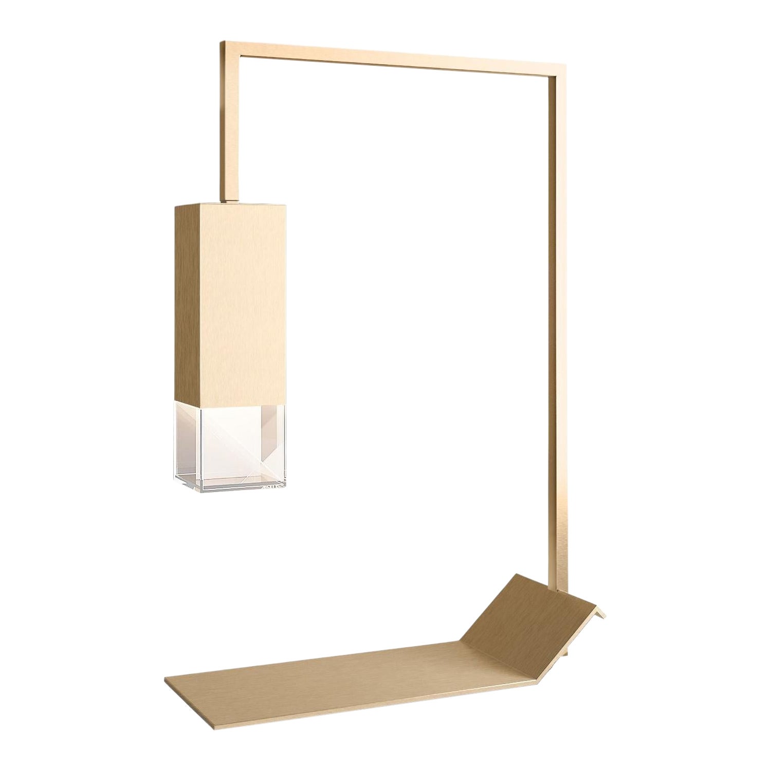 Lampe de bureau deux en laiton de la collection Formaminima en vente