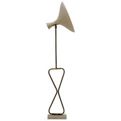 Mid-Century Extendable Austrian Metal and Brass Wall Lamp, 1950s