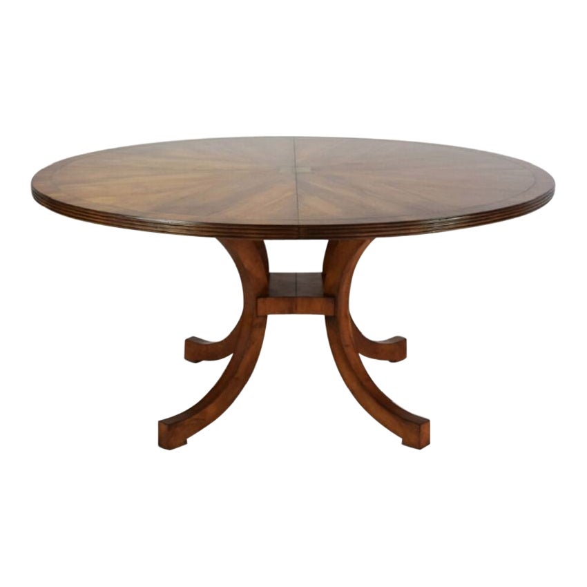 Holly Hunt Split C-Leg Rustic Dining Table, Conference Table, Center Table, Two Large 22