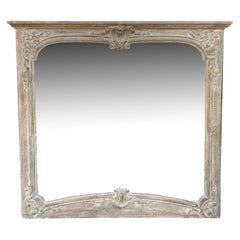 Antique Gustavian Style Swedish Empire Mantel Mirror, 19th Century