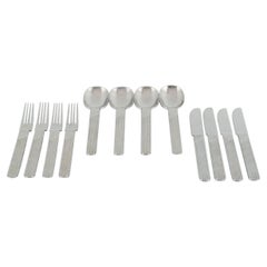 Nils Johan, Modernist Swedish Design, Complete Dinner Service for Four Persons