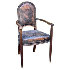 Antique Art Deco Ruhlmann Style Armchair, 1920s