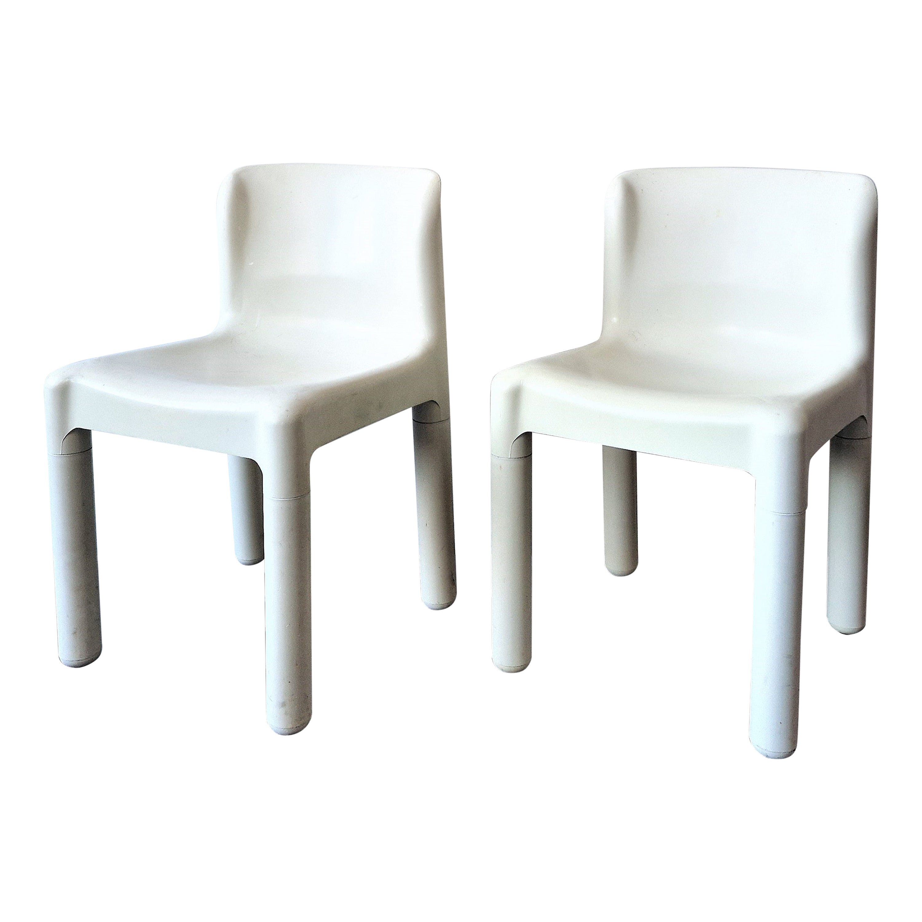 Black 4875 chair by Carlo Bartoli for Kartell, Italy 1972 For Sale at