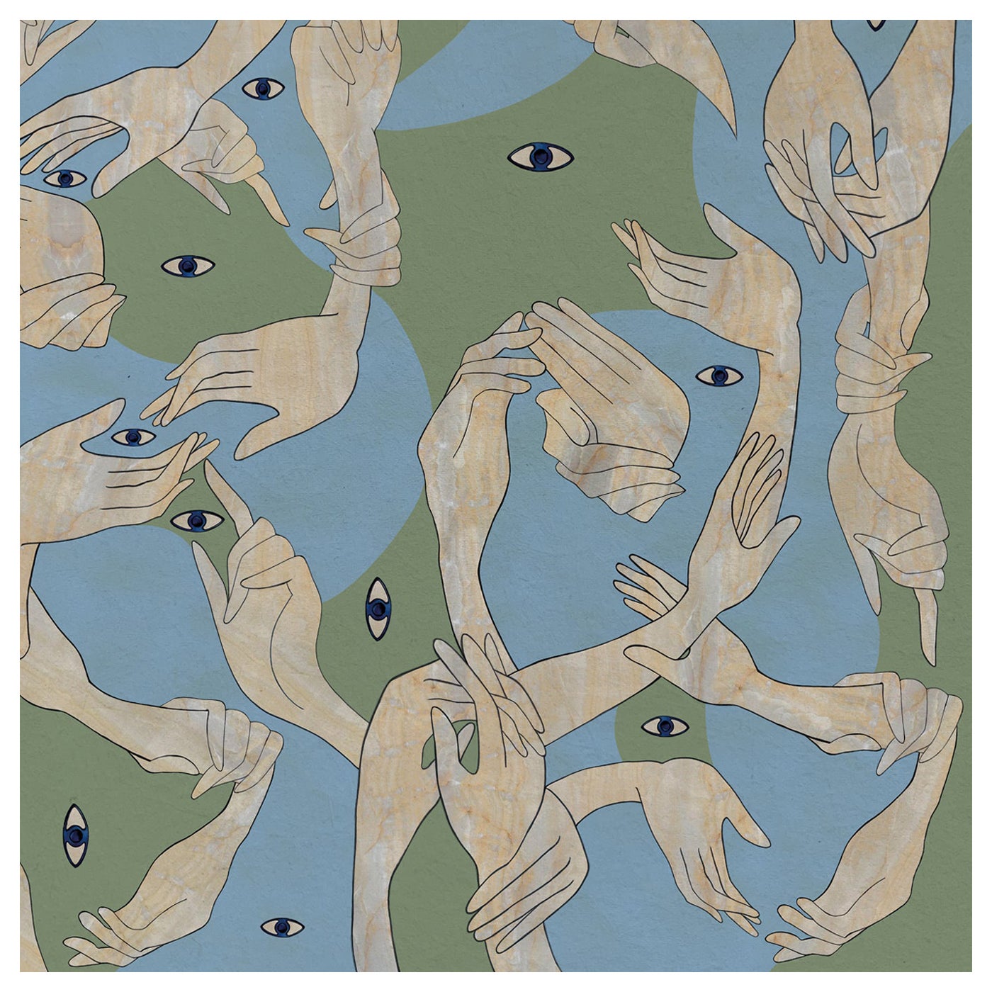 Uno, Nessuno Camouflage Chiaro Wallpaper, Racconti Collection For Sale