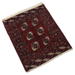 Vintage Afghan Rug in Hand-Woven Wool, 1970s