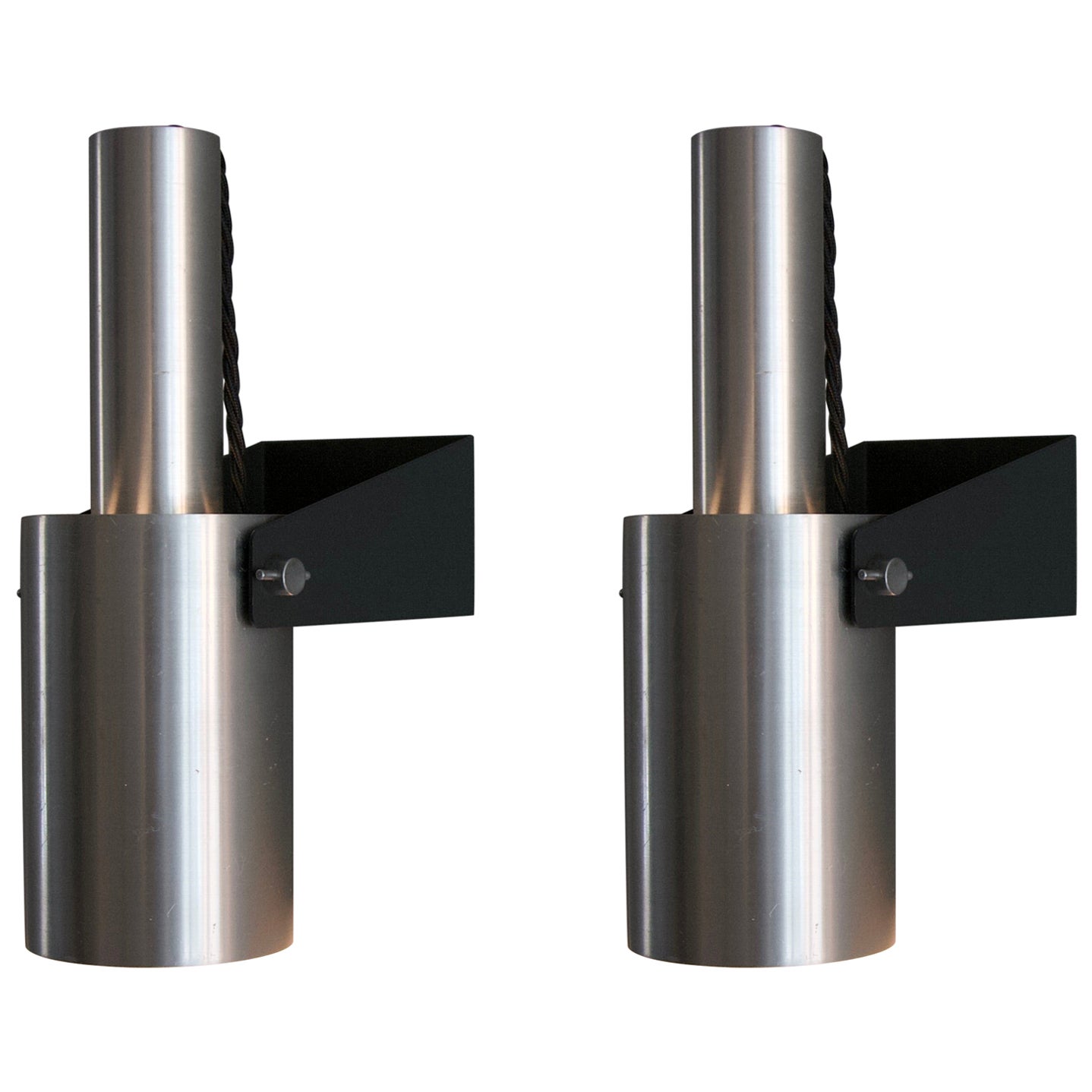 Pair of "Sonet" Wall Lamps by Hans Per Jeppesen, for Fog & Mørup, 1965 For Sale