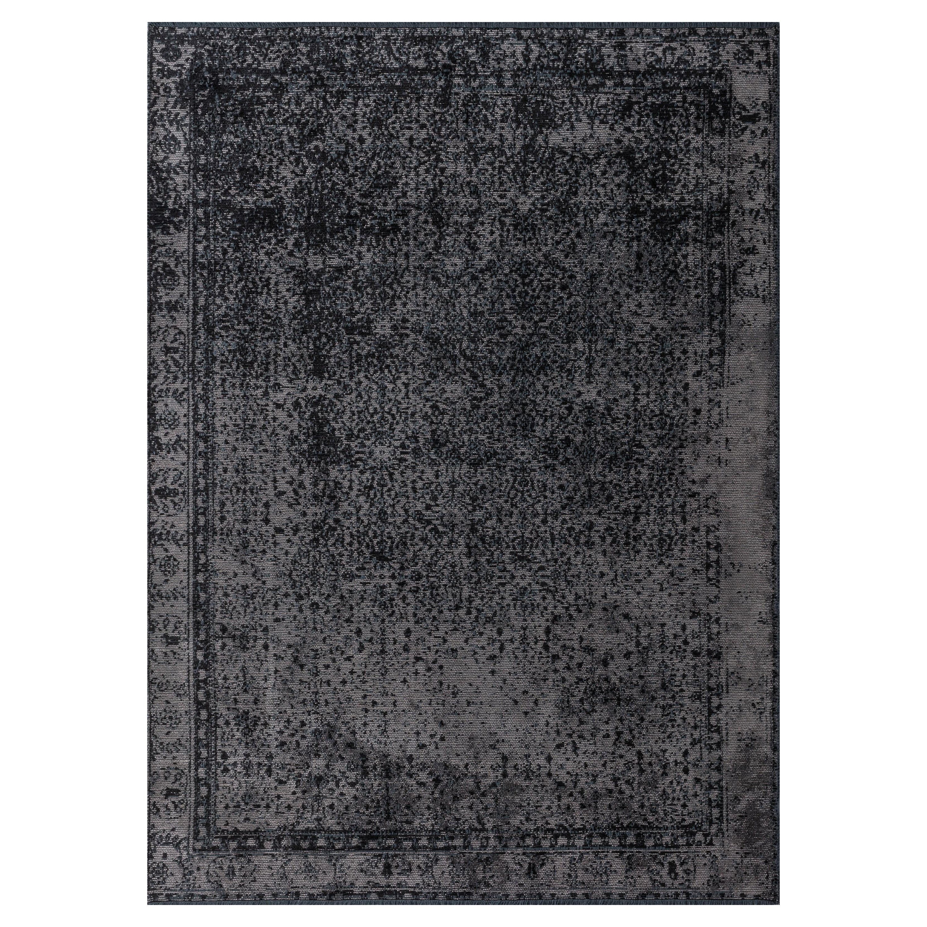 For Sale:  (Gray) Contemporary Damask Luxury Area Rug
