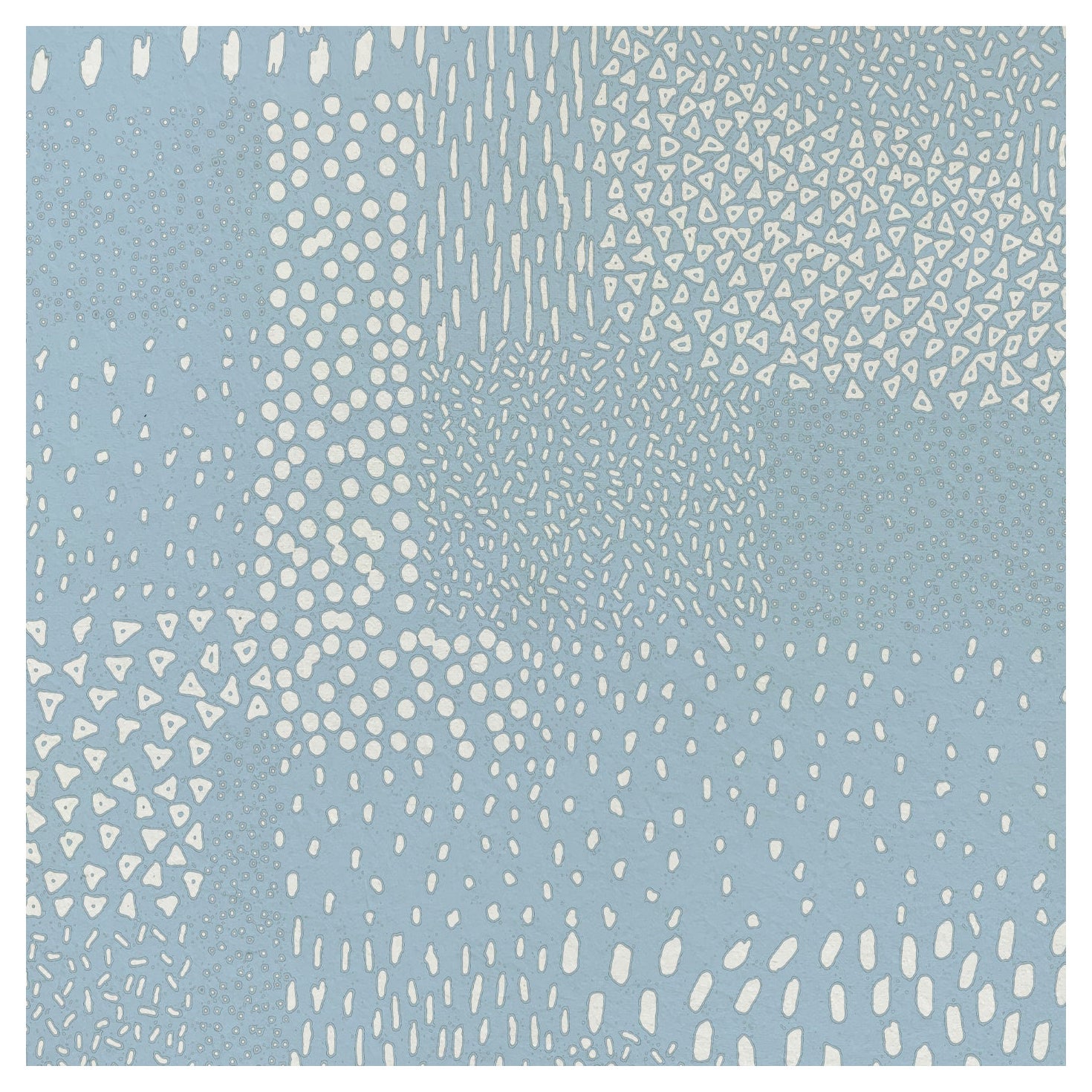 Macchiette Azzurro Pervinca Wallpaper - Les Petits collection For Sale