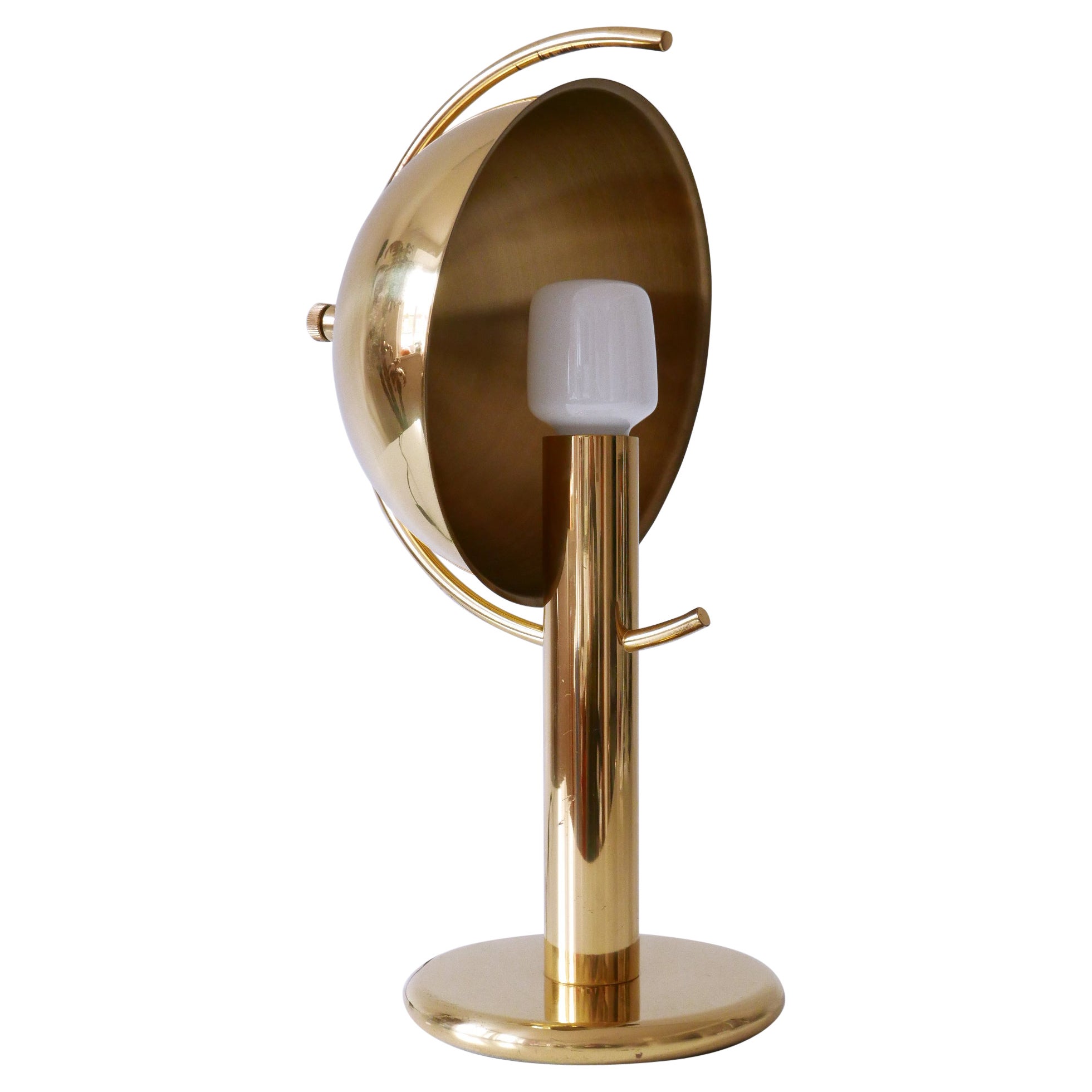 Exceptional Mid-Century Modern Brass Table Lamp by Gebrüder Cosack Germany 1960s For Sale