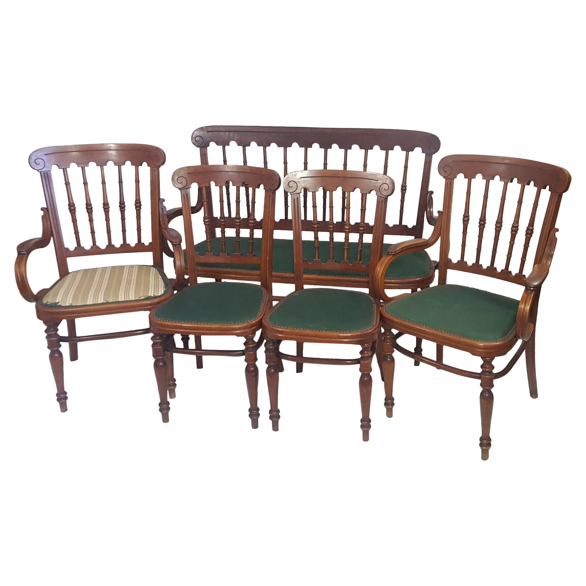 Living room Set Chairs Armchairs and bench For Sale