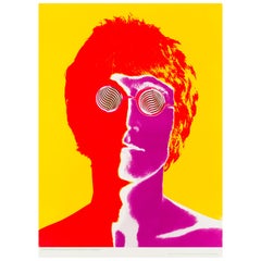 John Lennon, Original-Vintage-Poster von Richard Avedon, 1967