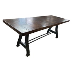 Industrial Dining Table, Ca 1900