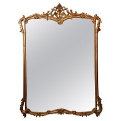 18th Century Late Régence / Early Louis XV Giltwood Mirror