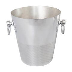 Mid 20th Century French Chrome Champagne Ice Bucket