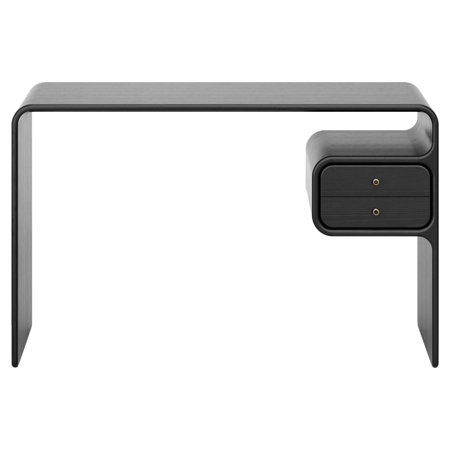 Gossamer Desk in Ebonized Ash by Objects & Ideas For Sale