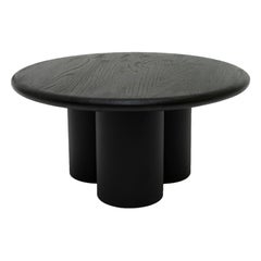 Objet 059 Table basse en chêne noir 80 par NG Design