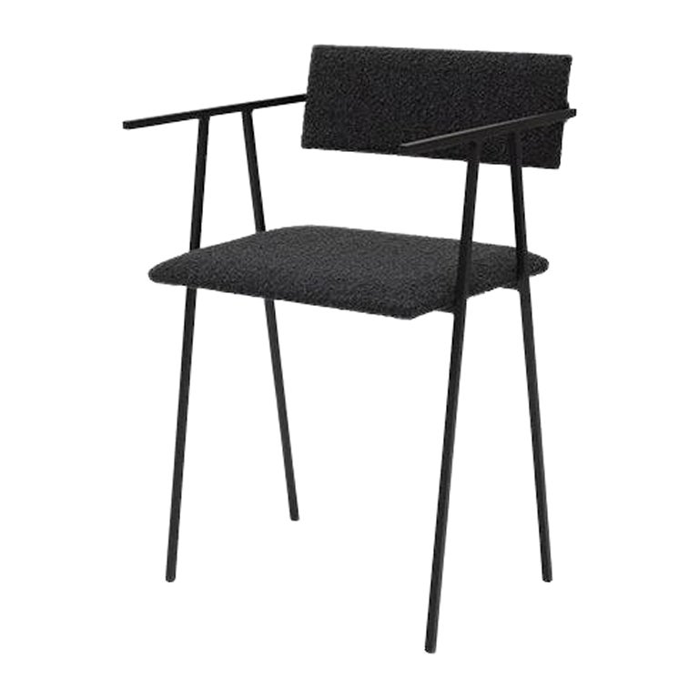 Schwarzer Objekt 058 Stuhl von NG Design im Angebot