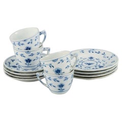 Bing & Grøndahl – Butterfly. Coffee set for four people. Approx. 1920s