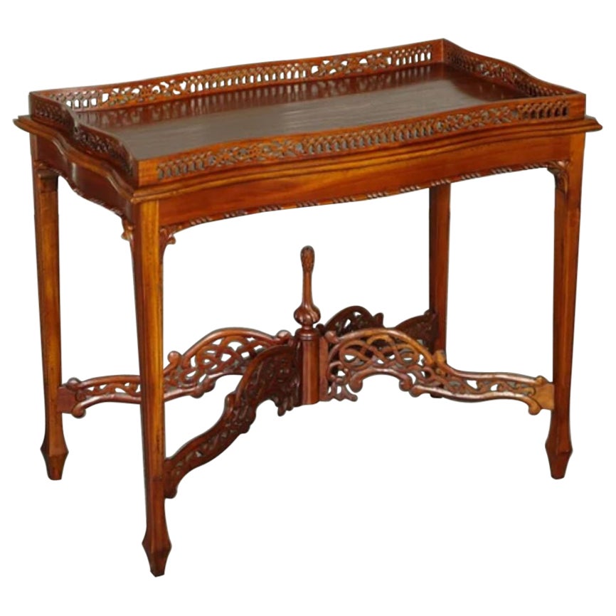 Antique George III Chippendale Style Console Table For Sale