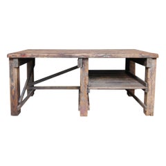 20th Century German Industrial Work Table