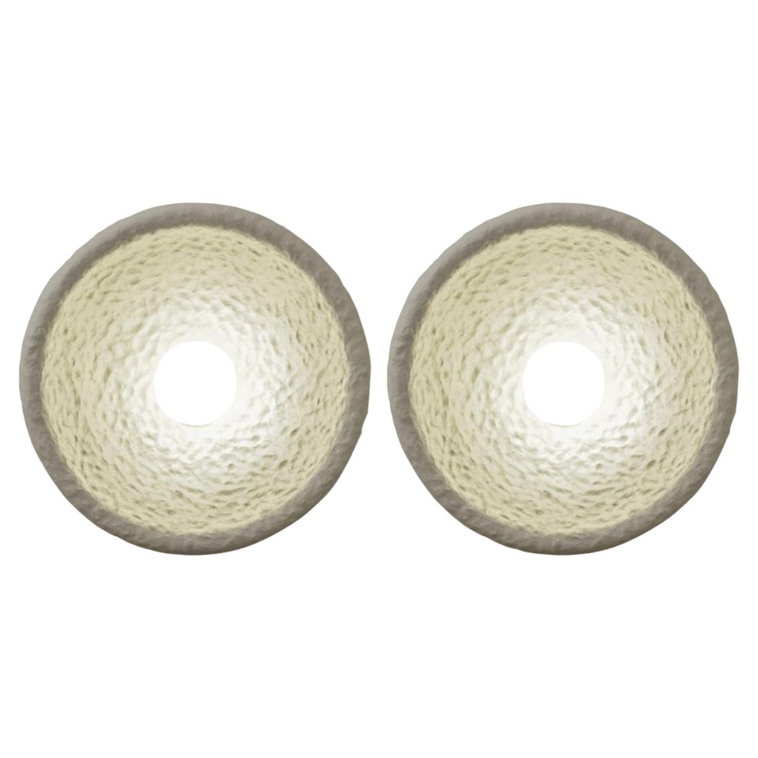 Set of 2 Contemporary Wall Lamps by FAINA For Sale