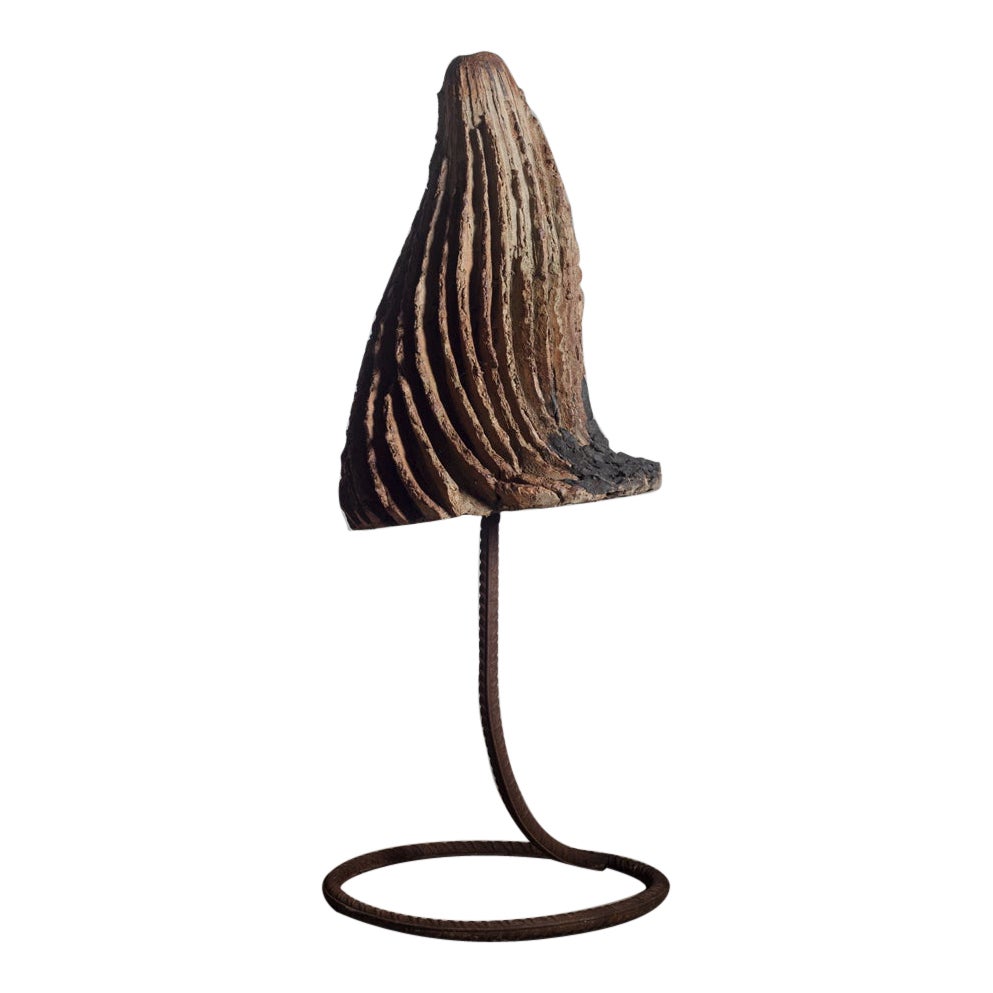 Important Glazed Stoneware Sculpture Entitled «Flétrie», Anne Barrès, circa 2010 For Sale