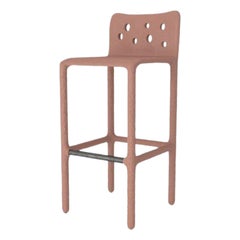 Skulpturaler zeitgenössischer farbiger Stuhl für den Außenbereich von Faina